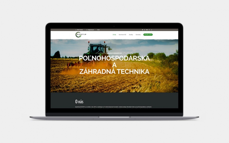Tvorba web stránok - ecotip.sk